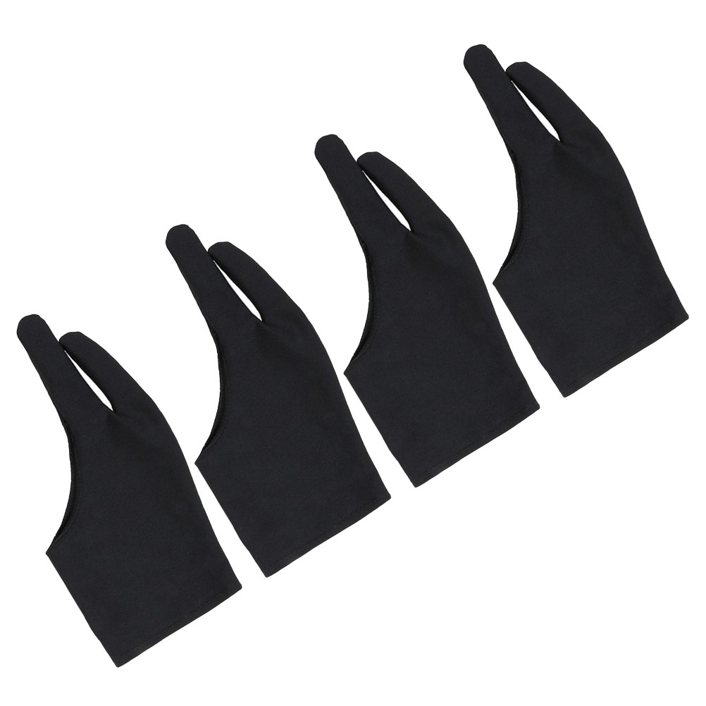 4Pcs Spandex Two Finger Drawin - Drawing Glove Artist 评论和价格